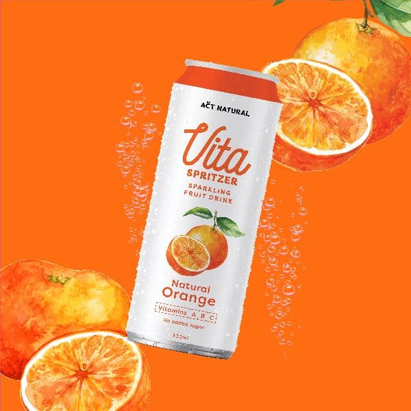 Act Natural Vita Spritzer - Orange Crush