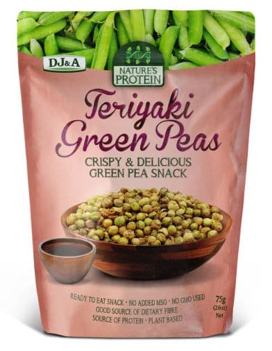 DJ&A Nature's Protein - Teriyaki Green Peas 75g
