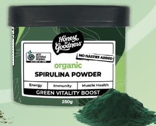 Honest to Goodness Superfoods - Organic Spirulina Powder ^
