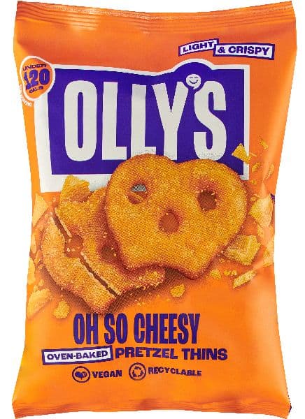 Olly's Pretzel Thins - Cheesy