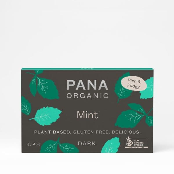 Pana Chocolate Dark Mint 45g