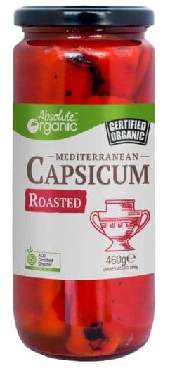Absolute Organic Vegetables Roasted Capsicum