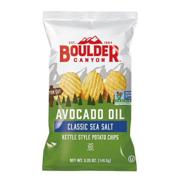 Boulder Potato Chips - Avocado Oil Cut w Sea Salt