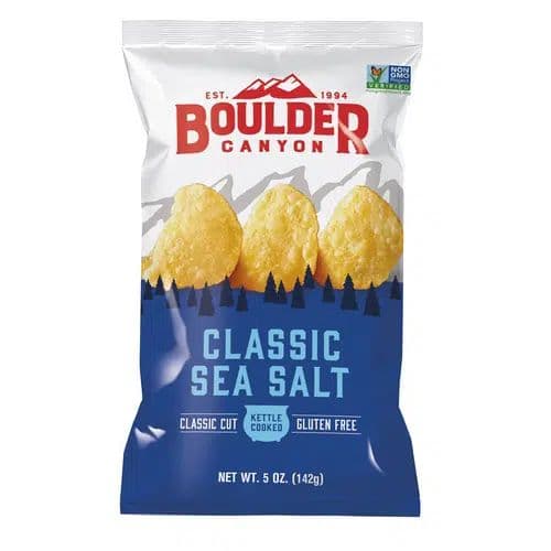 Boulder Potato Chips - Totally Natural (Sea Salt)