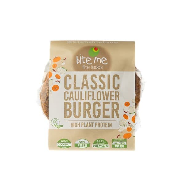 Bite Me Vegan Burgers - Classic Cauliflower