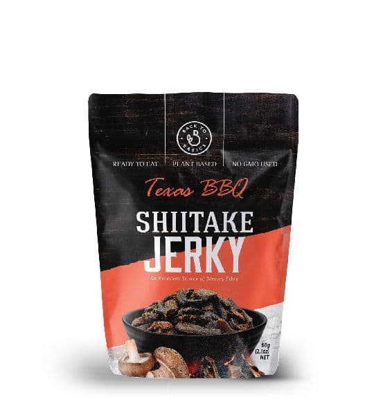 DJ&A (Back to Basics) Shiitake Jerky - Texas BBQ