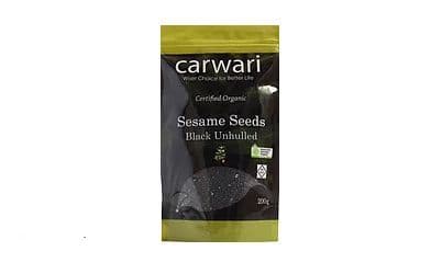Carwari Sesame Seeds - Black Unhulled