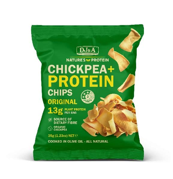 DJ&A Chickpea Protein Chips - Original 35g