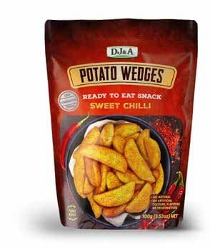 DJ&A Potato Wedges - Sweet Chilli
