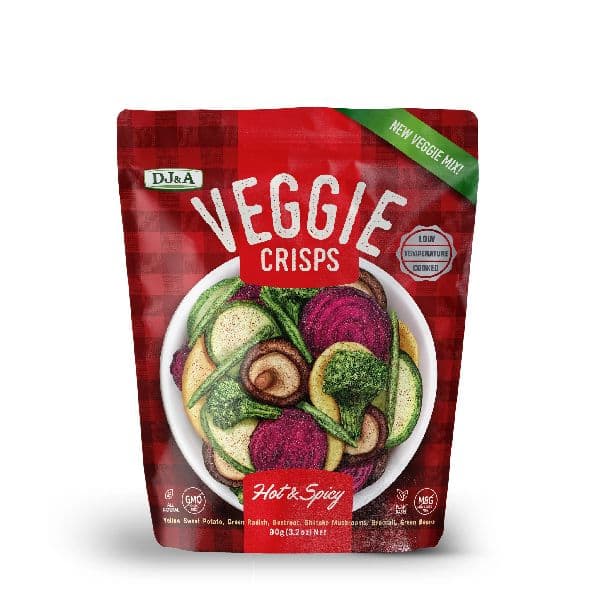 DJ&A Veggie Crisps - HOT & SPICY