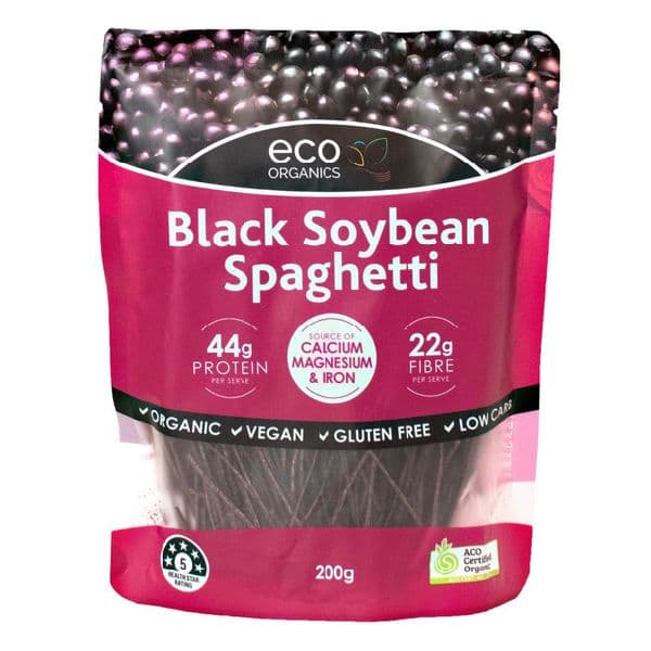 Eco Organic Pasta - Black Soybean Spaghetti