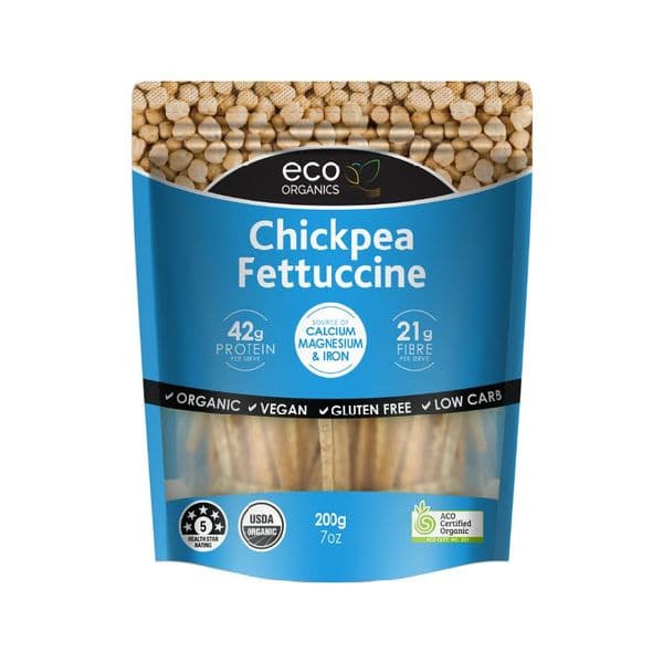 Eco Organic Pasta - Chickpea Fettuccine