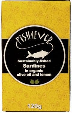 Fish 4 Ever - Sardines in Org Olive Oil & Lemon 120g *coming soon*
