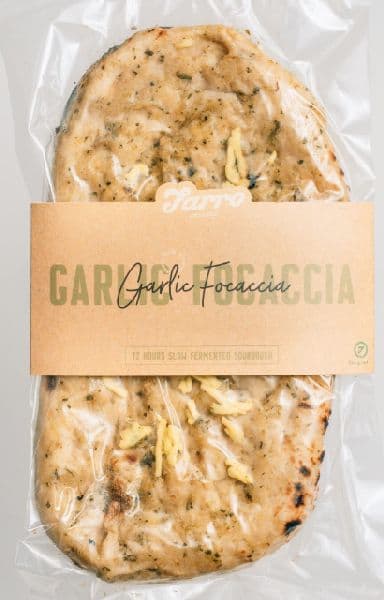 Farro Sourdough Focaccia Garlic