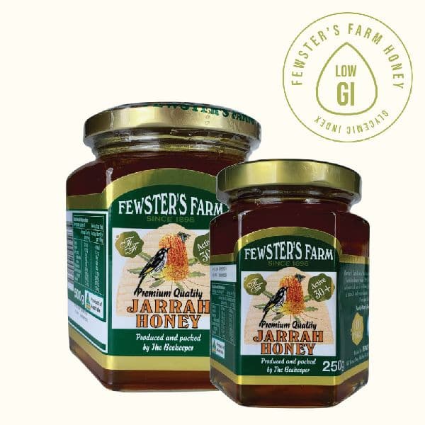 Fewster's Farm Organic Jarrah Honey **ACTIVE TA 30+**