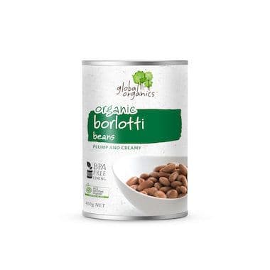 Global Organics Beans - Borlotti Beans