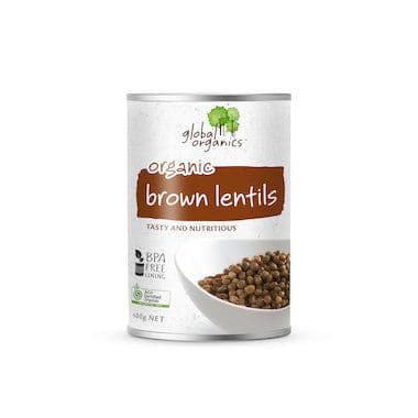 Global Organics Beans - Brown Lentils
