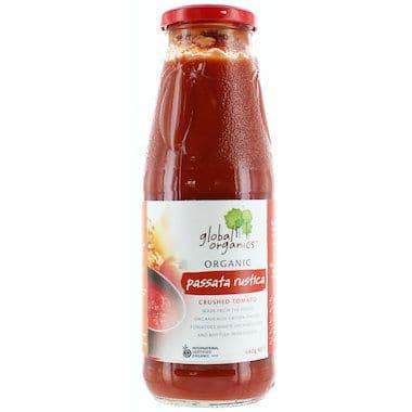 Global Organics Tomato Puree Passata Rustica