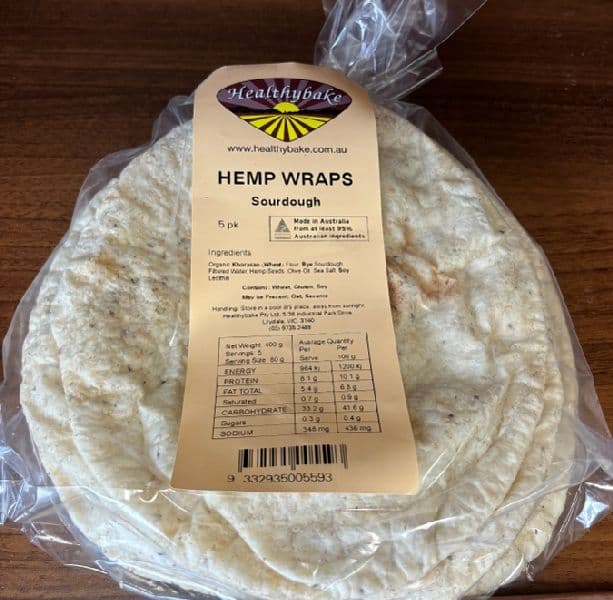 Healthybake Wraps - Hemp