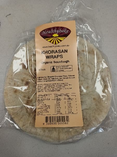 Healthybake Wraps - Khorasan