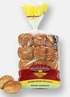 Healthybake ROLLS - Ancient Grain Sourdough (12pk) - MINI