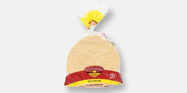 Healthybake Pizza Base Spelt (2pk) ^