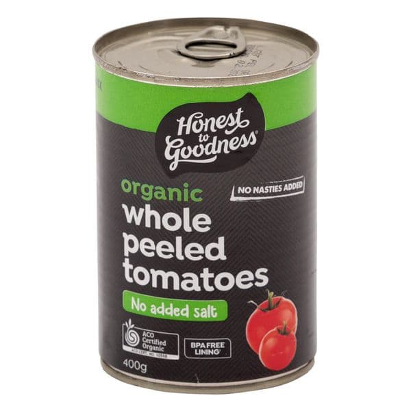 Honest to Goodness Tomatoes - Whole Peeled Tomatoes