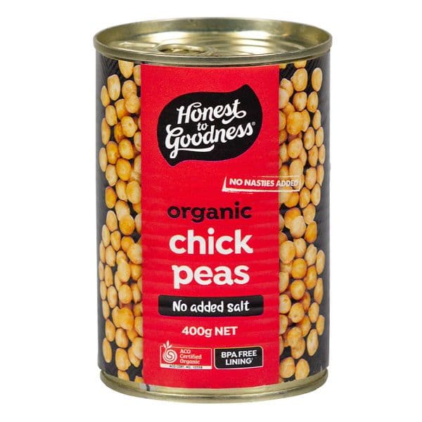 Honest to Goodness Beans - Chickpeas (No Added Salt)