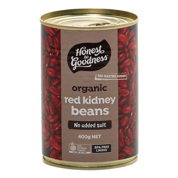 Honest to Goodness Beans - Red Kidney Beans (Not Added Salt)