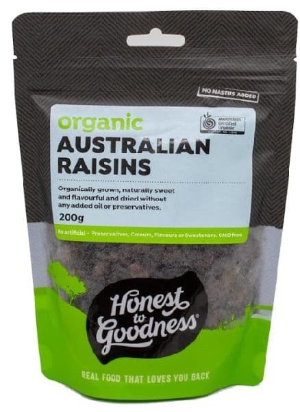 Honest to Goodness Dried Fruit Raisins