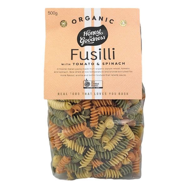 Honest to Goodness Pasta - Fusilli with Tomato & Spinach