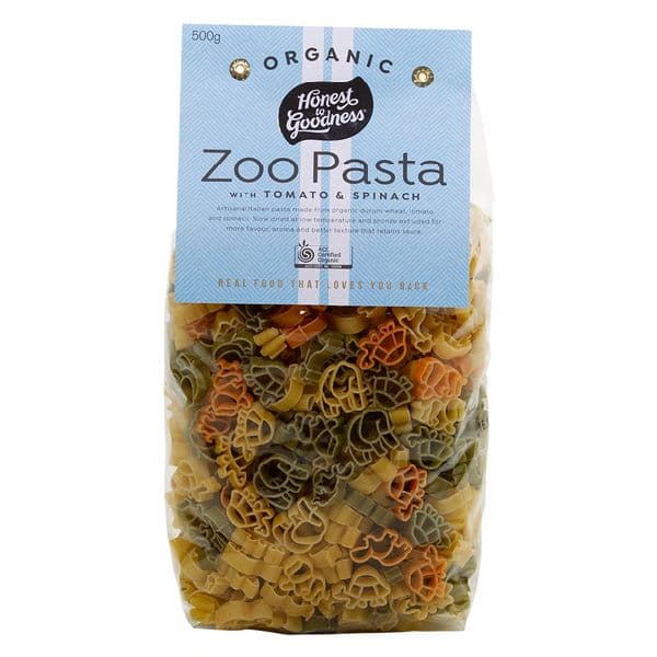 Honest to Goodness Pasta - Zoo with Tomato & Spinach
