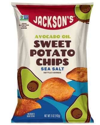 Jackson's Avo Sweet Potato Chips Sea Salt