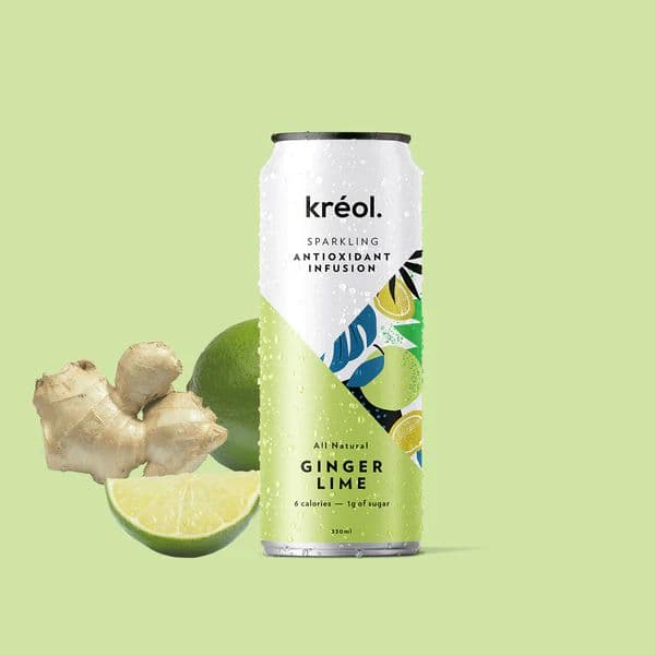 Kreol Antioxidant Sparkling Drink - Ginger Lime