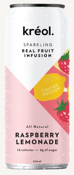 Kreol Antioxidant Sparkling Drink - Raspberry Lemonade