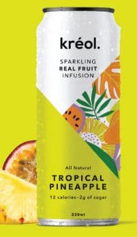 Kreol Antioxidant Sparkling Drink - Tropical Pineapple