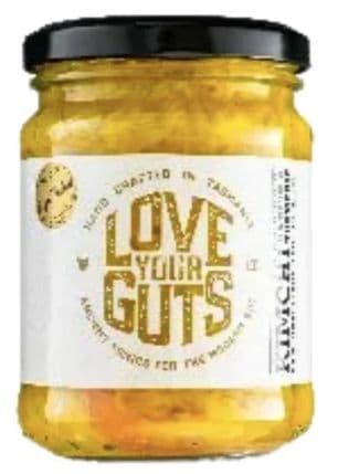Love Your Guts Sauerkraut SMALL Kim Chi w Radish/Turmeric