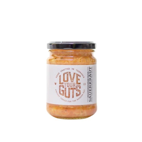Love Your Guts Sauerkraut SMALL Mediterranean Olive