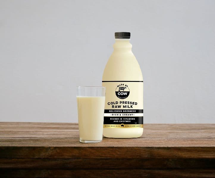 Made by Cow Cold Pressed Jersey Raw Milk (BLACK)