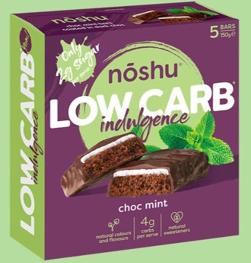 Noshu Low Carb Bars Choc Mint