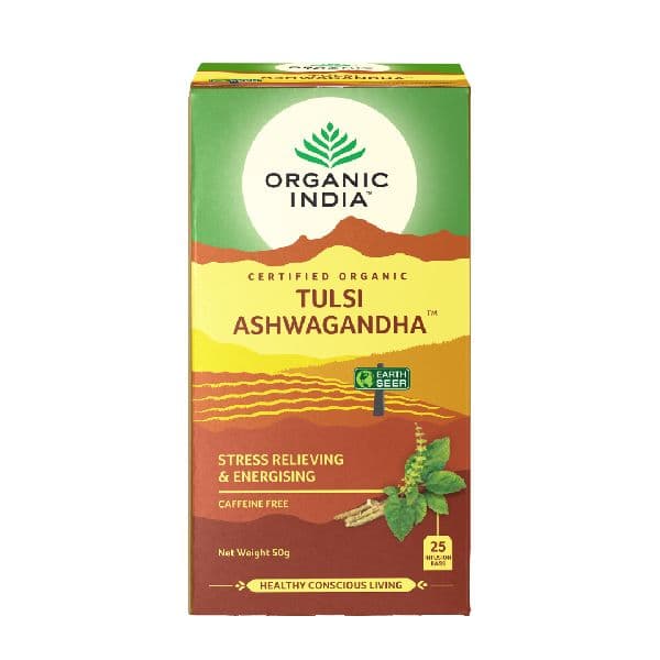 Organic India Tulsi Ashwagandha Tea 25/5