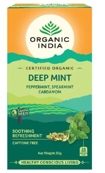 Organic India Deep Mint Tea 25/5