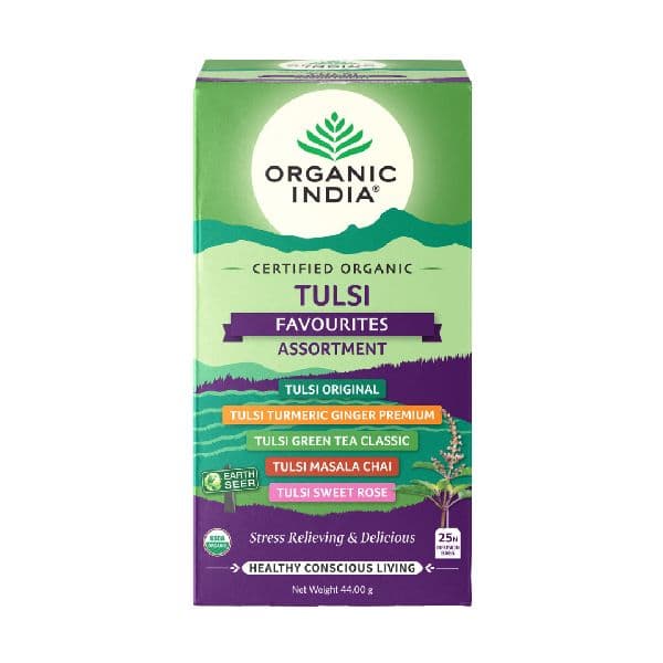 Organic India Tulsi Favourites Assortment Tea 25/5