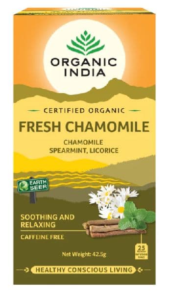 Organic India Fresh Chamomile Tea 25/5
