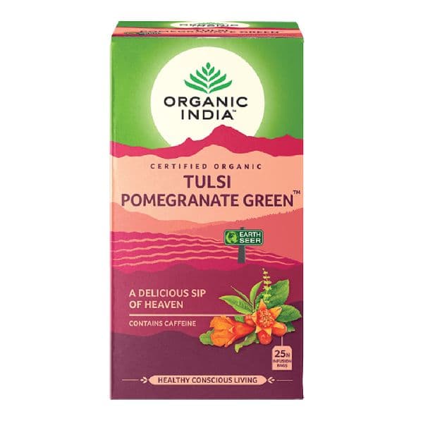 Organic India Tulsi Pomegranate Green Tea 25/5