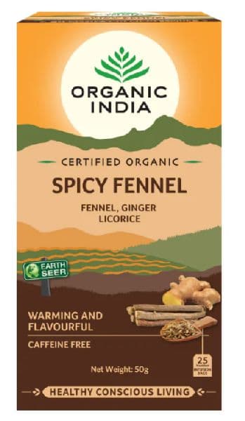 Organic India Spicy Fennel Tea 25/5