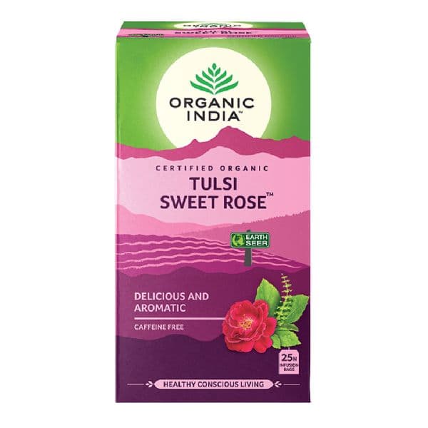 Organic India Tulsi Sweet Rose Tea 25/5