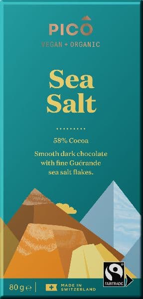 Pico Organic Chocolate, Sea Salt