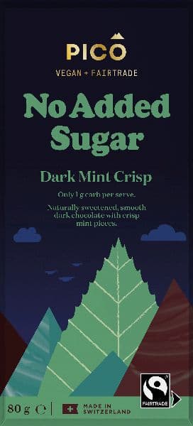 Pico No Added Sugar Vegan Dark Mint Crisp