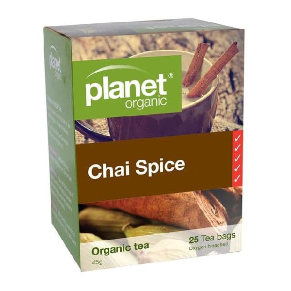 Planet Organic Tea BAGS - Chai Spice